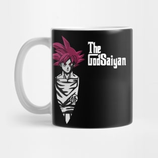 Retro God Superhero Anime Gangster Movie Parody Mug